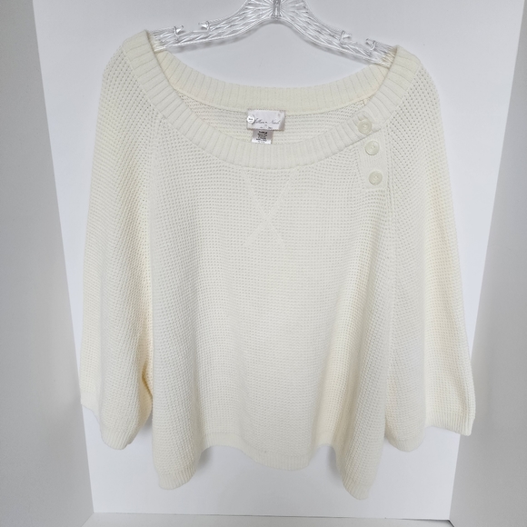 Jillian + Nicole Sweater Cream XL - Picture 4 of 10